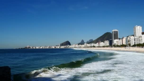 Famous tourist spot in Brazil — Stock Video