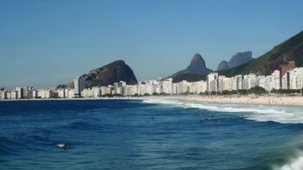 著名的旅游景点在巴西 — 图库视频影像