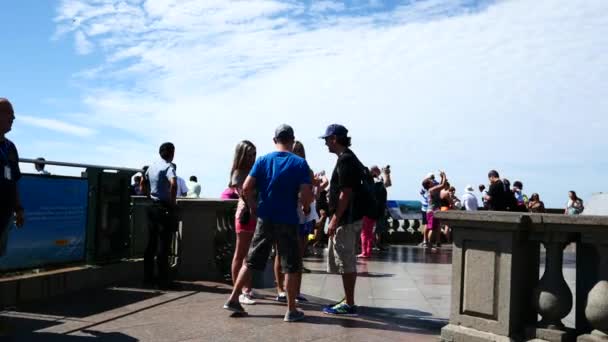 A estátua do Cristo Redentor — Vídeo de Stock