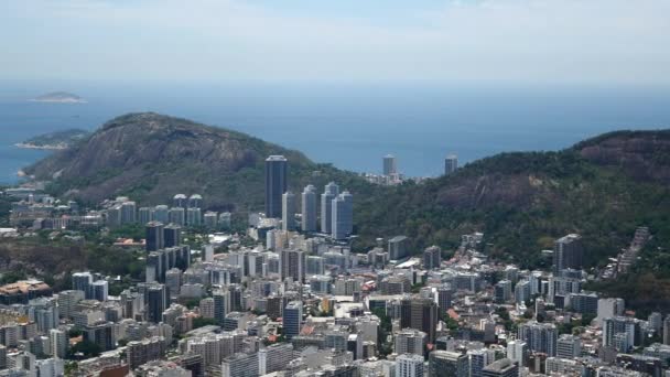 Город Рио-де-Жанейро — стоковое видео
