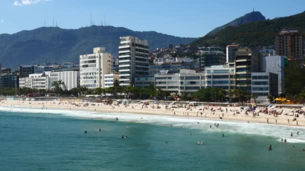 Plaża Ipanema, Rio de Janeiro — Wideo stockowe