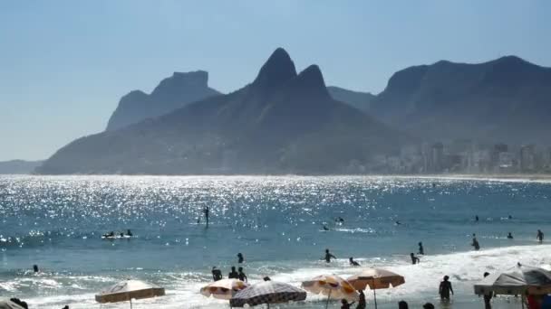 Playa de Ipanema, Río de Janeiro — Vídeos de Stock