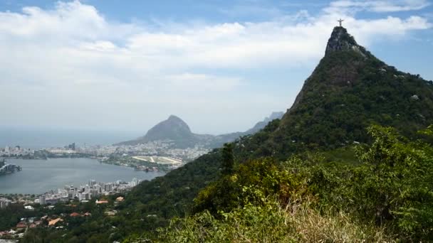 Niesamowity krajobraz w Rio de Janeiro — Wideo stockowe
