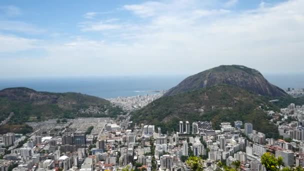 Niesamowity krajobraz w Rio de Janeiro — Wideo stockowe