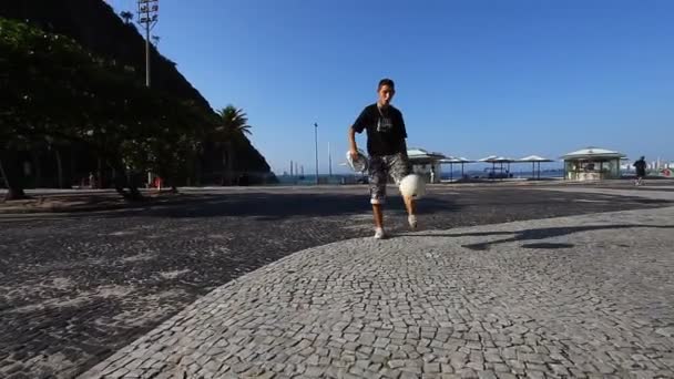 Berühmter Touristenort in Brasilien — Stockvideo