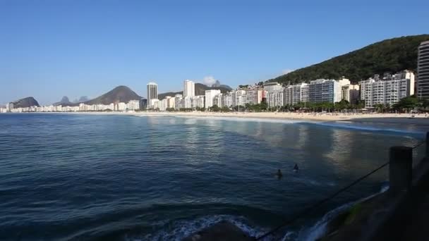 Spiaggia di Ipanema, Rio de Janeiro — Video Stock