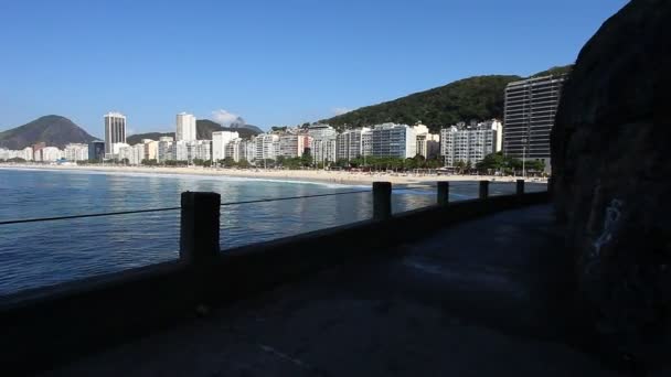 Strand von Ipanema, Rio de Janeiro — Stockvideo