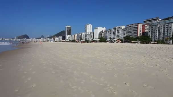 Την παραλία της Ιπανέμα, Ρίο ντε Τζανέιρο — Αρχείο Βίντεο