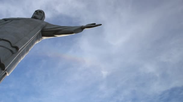 Estatua del Cristo Redentor — Vídeo de stock