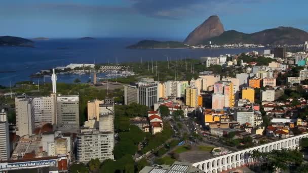 Vista panorámica de Río de Janeiro — Vídeo de stock