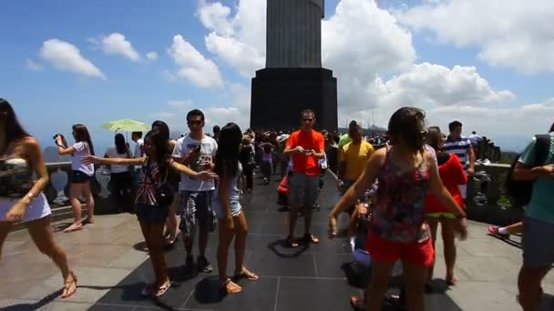Місто Ріо де Жанейро, вид з видом на точку — стокове відео