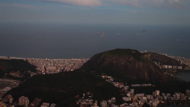 Vista panorámica de Río de Janeiro — Vídeo de stock