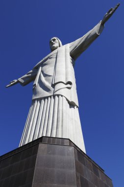 Christ the Redeemer statue in Rio de Janeiro clipart