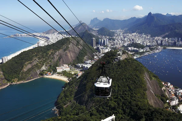 Sugar Loaf Mountain cable car — Stock Photo, Image