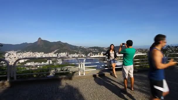 Widok miasta Rio de Janeiro — Wideo stockowe