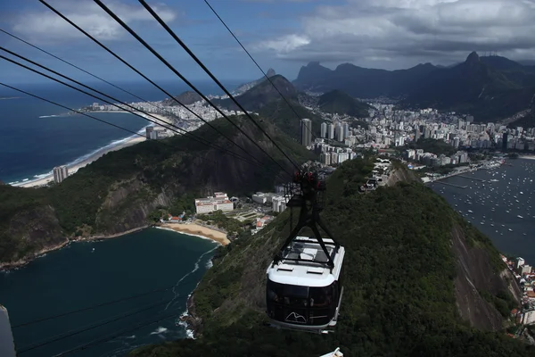 Sugar Loaf Mountain cable car — Stock Photo, Image