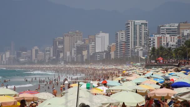 Plaża Ipanema, Rio de Janeiro — Wideo stockowe