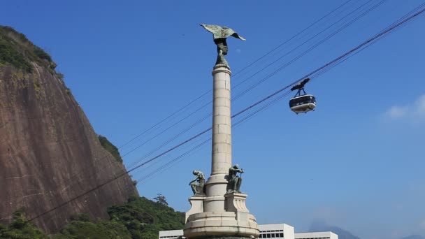 Sugar Loaf Dağı teleferik — Stok video