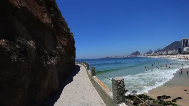 依帕内玛海滩里约热内卢 — 图库视频影像