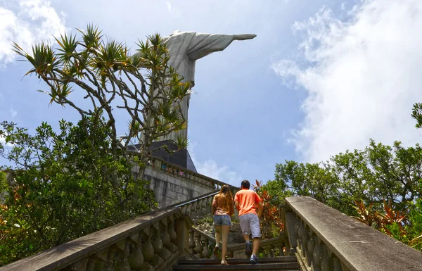 Cristo Redentore Rio De Janeiro — Foto Stock