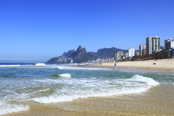 Waves on the Beach in Rio de Janeiro — Stok fotoğraf