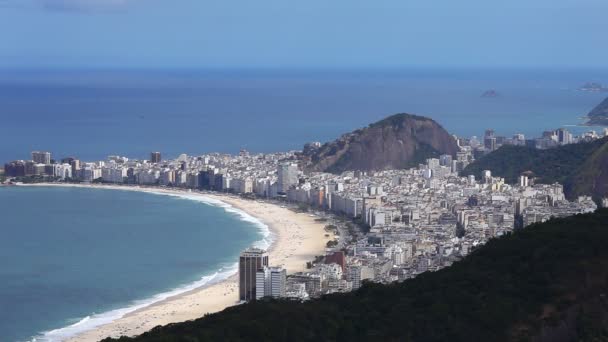 Geweldig landschap in Rio de Janeiro — Stockvideo