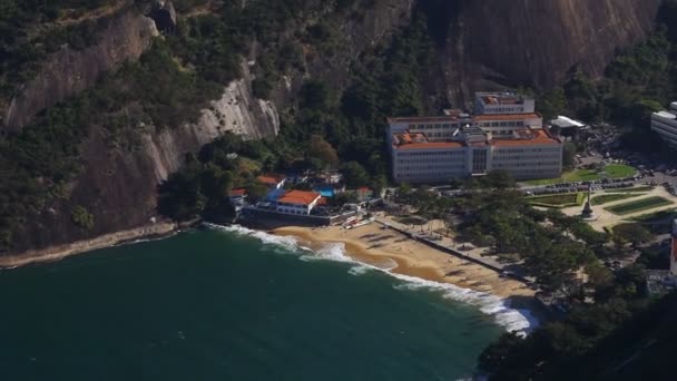 Widok na Rio de Janeiro Brazylia Plaże — Wideo stockowe