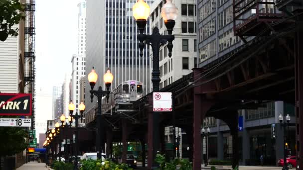 Cidade de Chicago em Illinois, Estados Unidos — Vídeo de Stock