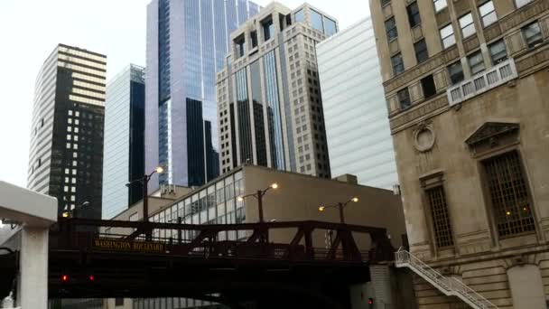 A cidade de Chicago, Illinois — Vídeo de Stock