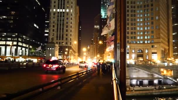 El río Chicago, Grandes Lagos — Vídeos de Stock