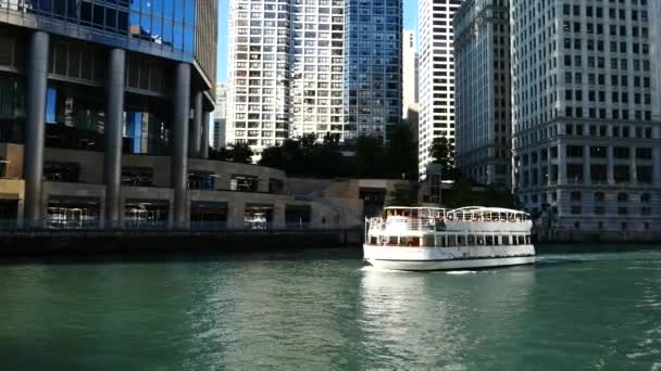 Cidade de Chicago em Illinois, Estados Unidos — Vídeo de Stock