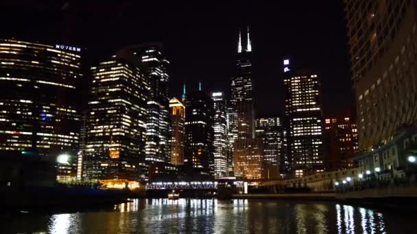 Chicago Nehri, Büyük Göller — Stok video