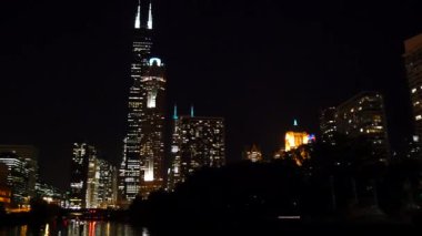 Chicago Nehri'nden şehir manzarası , Büyük Göller