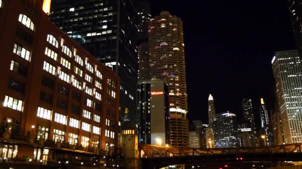 El río Chicago, Grandes Lagos — Vídeos de Stock