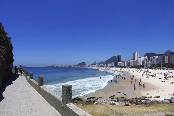 Praia de Copacabana, Rio de Janeiro — Fotografia de Stock