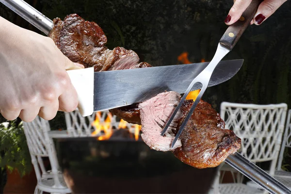 Barbecue tradizionale brasiliano — Foto Stock