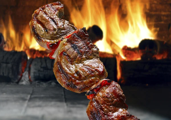 Tradiční brazilské barbecue — Stock fotografie