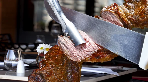 Picanha, tradicional churrasco brasileiro. — Fotografia de Stock