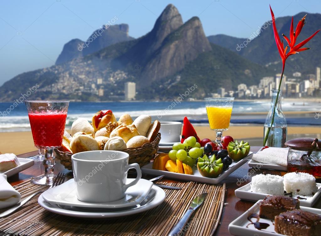 Breakfast in Rio de Janeiro — Stock Photo © rocharibeiro 69892281