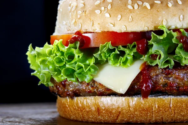 American style tasty burger — Stock Photo, Image
