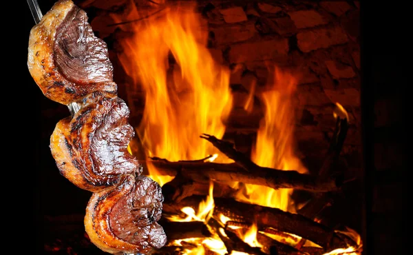 Traditional Brazilian barbecue. — Stock Photo, Image
