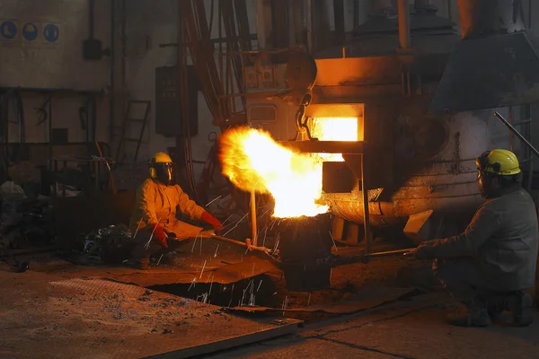 钢铁工业 — 图库照片