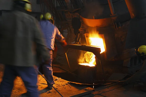 Ijzer- en staalindustrie — Stockfoto