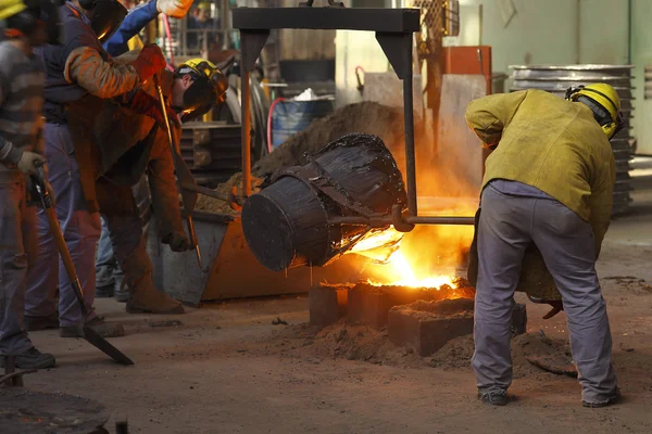 钢铁工业 — 图库照片