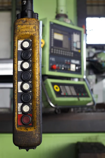 Steel control panel — Stock Photo, Image