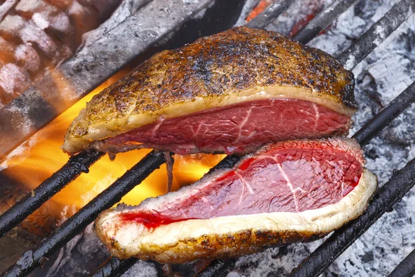 Bife para churrasco — Fotografia de Stock