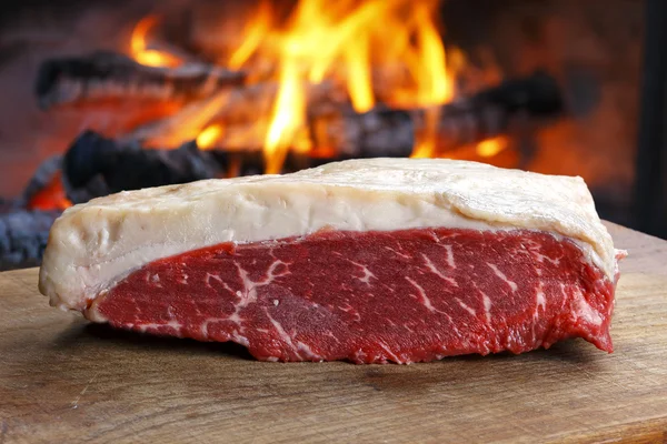 Picanha, tradicional churrasco brasileiro. — Fotografia de Stock