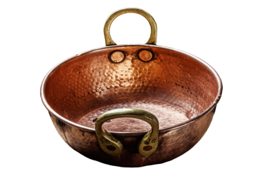 Bakır tava, geleneksel Brezilya mutfağı.