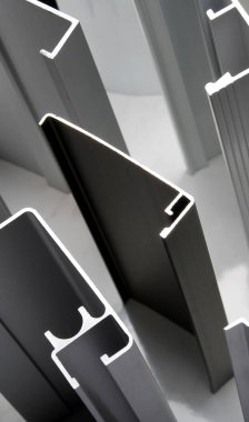 Pencere, kapı, banyo kutusu için alüminyum profil