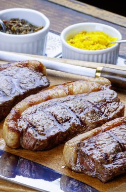 Kömürde ızgara Picanha bifteği